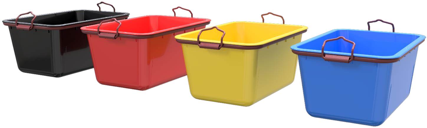 Pracovní kontejner 200 lt. - maltovník